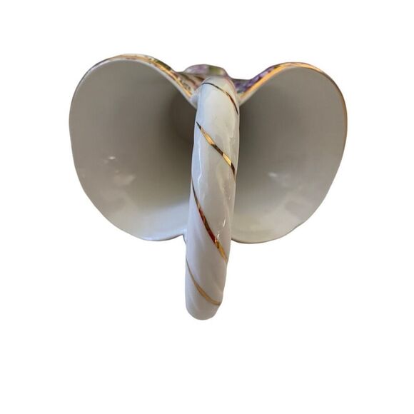 Formalities Violet Chintz Collection Porcelain Basket Vase House Decoration Glas - Picture 8 of 10